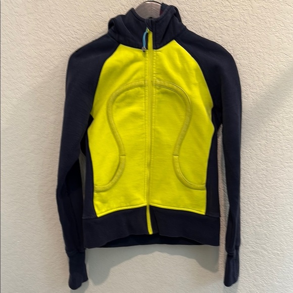 Lululemon Yellow and Black Jacket Size 8 - Picture 1 of 12